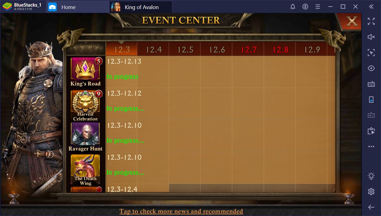 King of Avalon on PC: How to Become the God of Gold Events