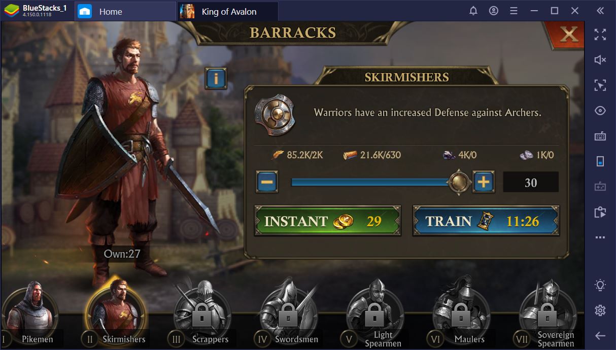 Tips to Fast Track The Growth of Your Kingdom in King of Avalon | BlueStacks