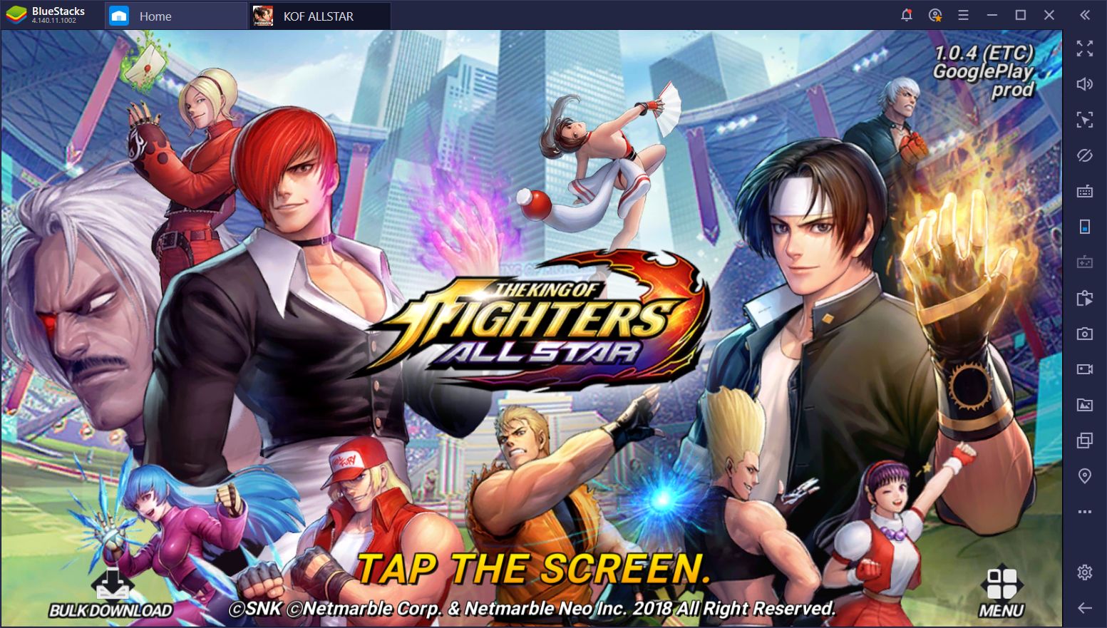 best king of fighters game