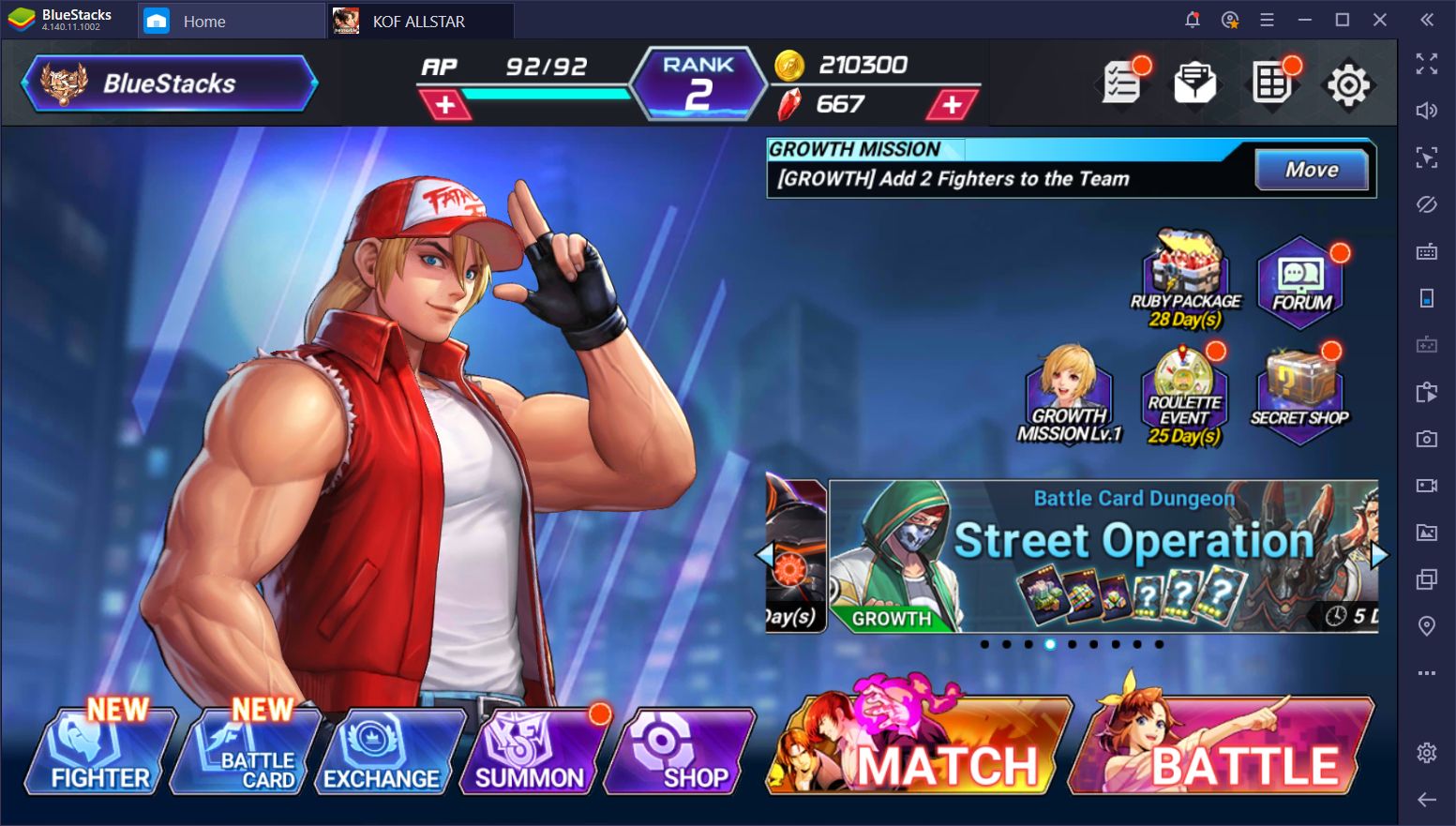 king of fighters all stars