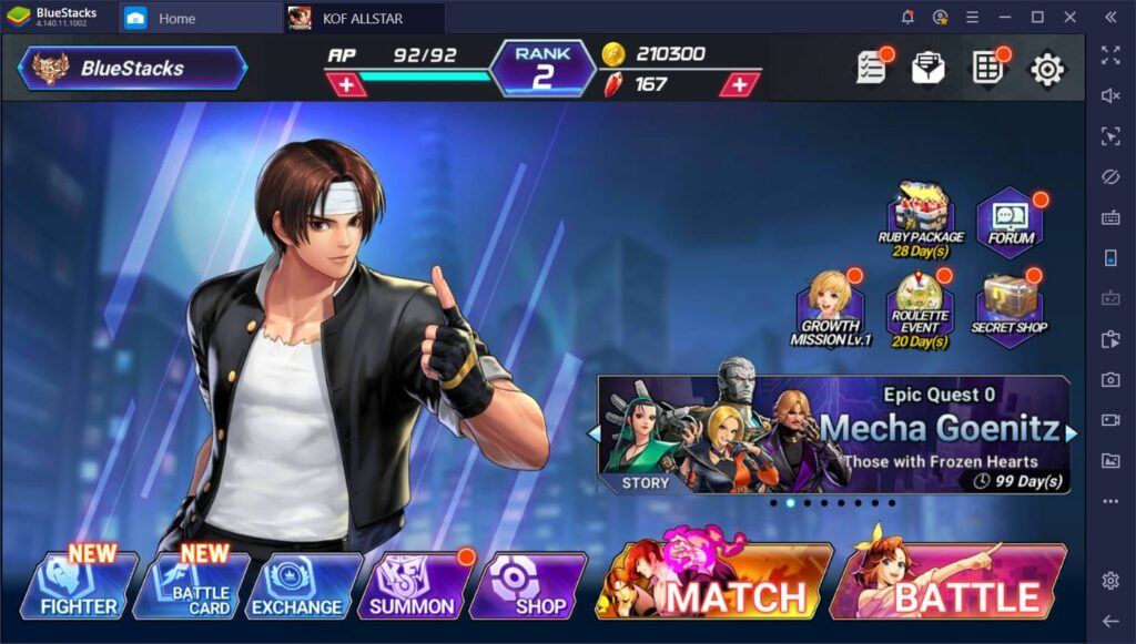 A Guide to Rerolling in The King of Fighters ALLSTAR on PC Using BlueStacks