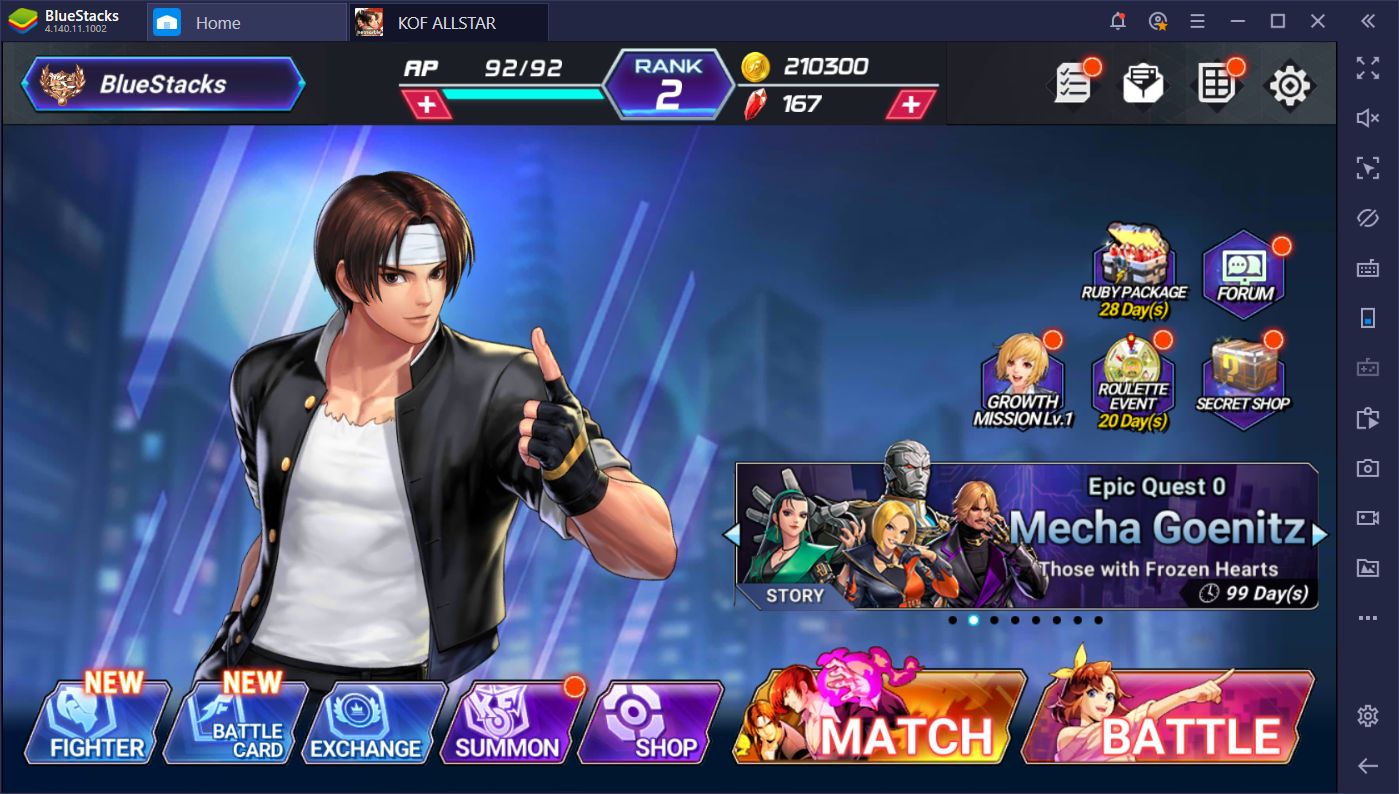 A Guide to Rerolling in King of Fighters ALLSTAR on PC Using BlueStacks