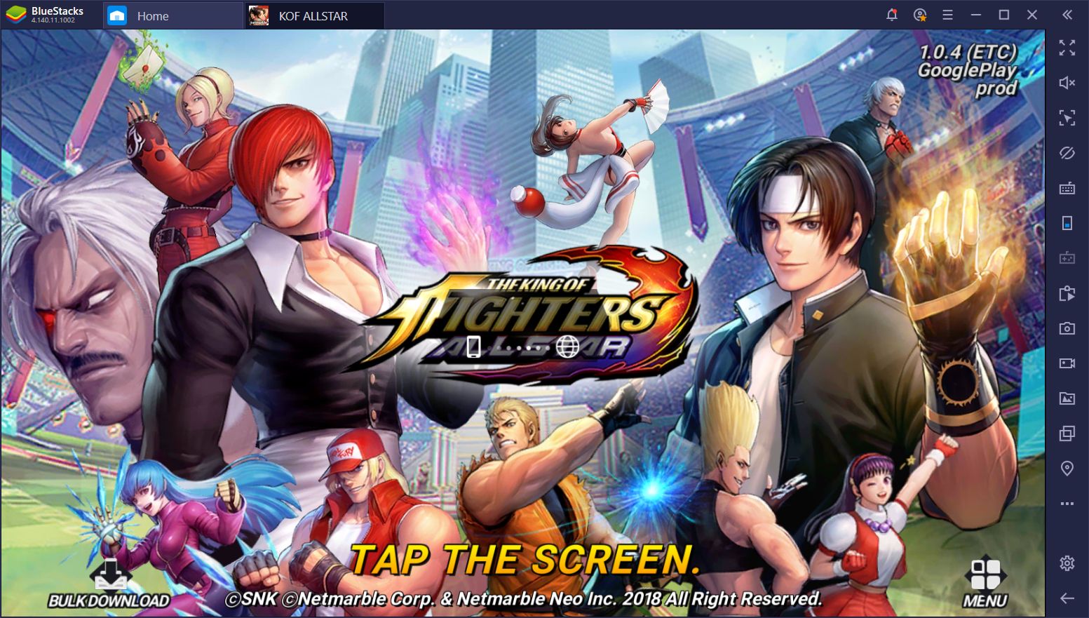 best king of fighters game