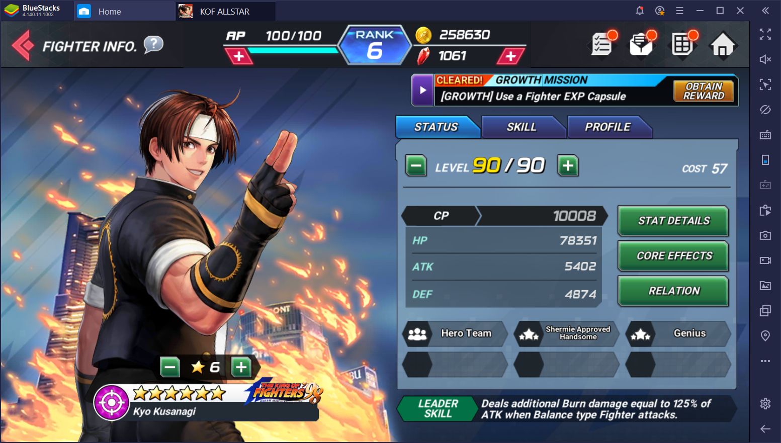 The Best Characters in King of Fighters ALLSTAR on PC