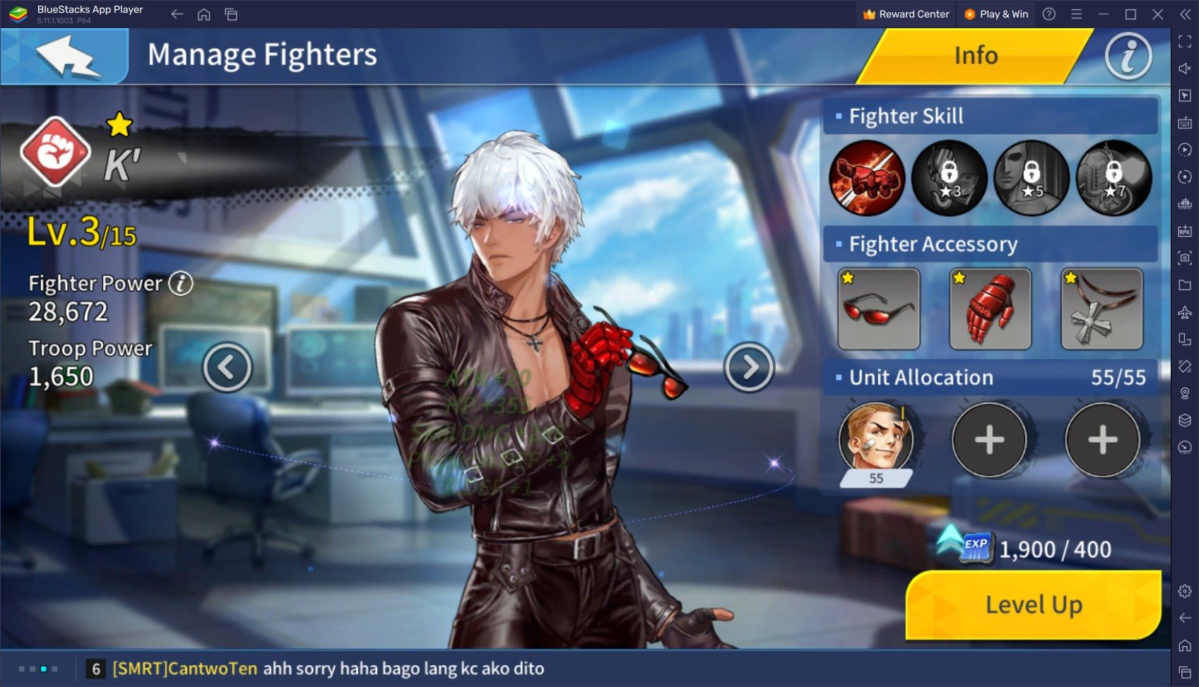 King of Fighters Survival City tactical mobile game comes out swinging