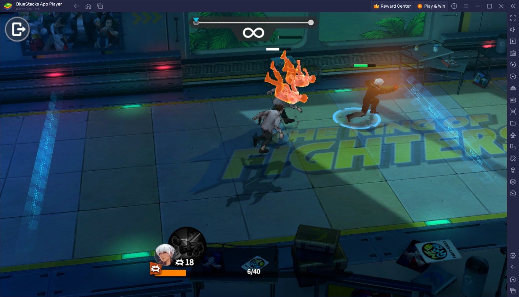 PC에서 킹 오브 파이터: 서바이벌 시티 게임을 플레이하는 방법 - 블루스택 도구와 기능으로 게임 플레이 향상하기