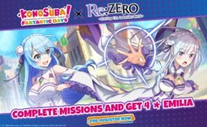 KonoSuba: Fantastic Days x Re: ZERO Collab Event Begins On November 9