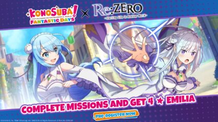 KonoSuba: Fantastic Days x Re: ZERO Collab Event Begins On November 9