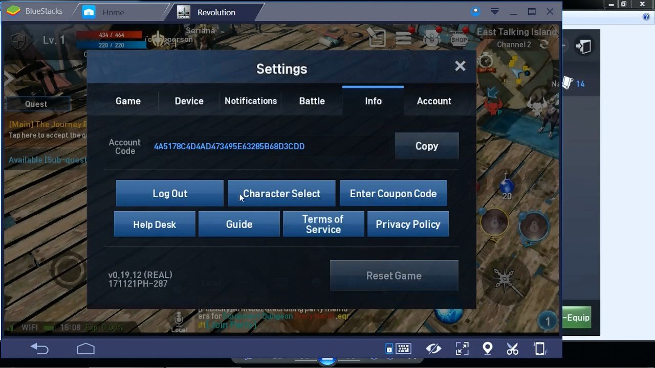 lineage 2 Revolution Settings Info