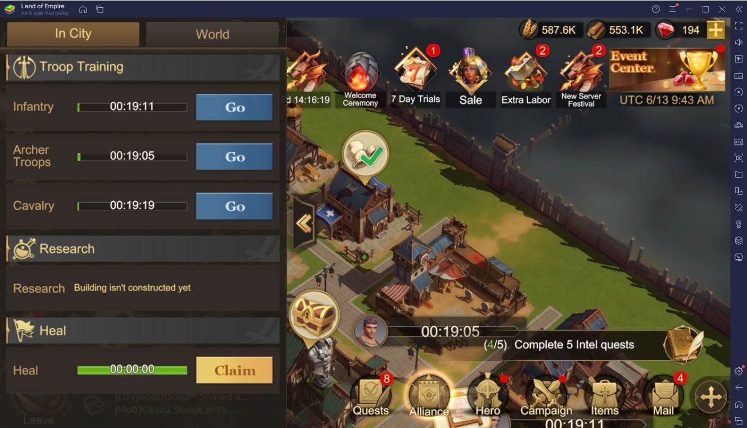 Le Guide du Débutant de BlueStacks pour Land of Empires: Immortal