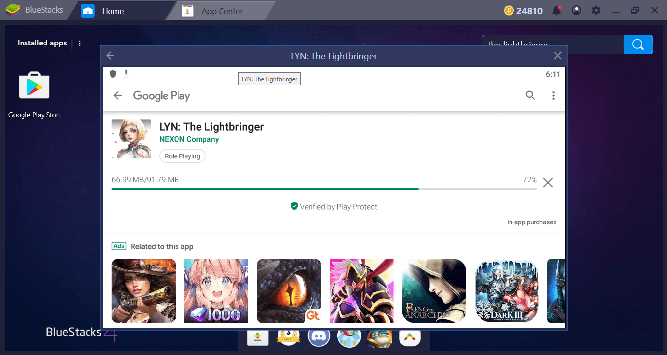 BlueStacks Installation And Configuration Guide For LYN: The Lightbringer