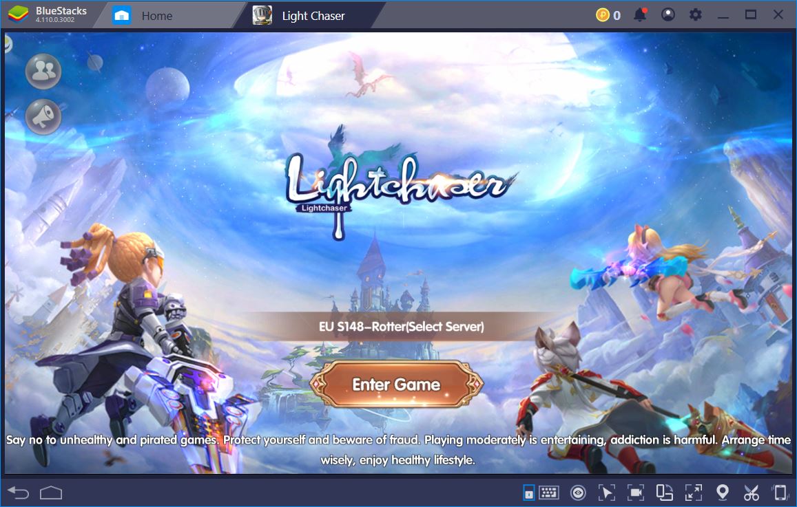 Banish Evil in Light Chaser with BlueStacks