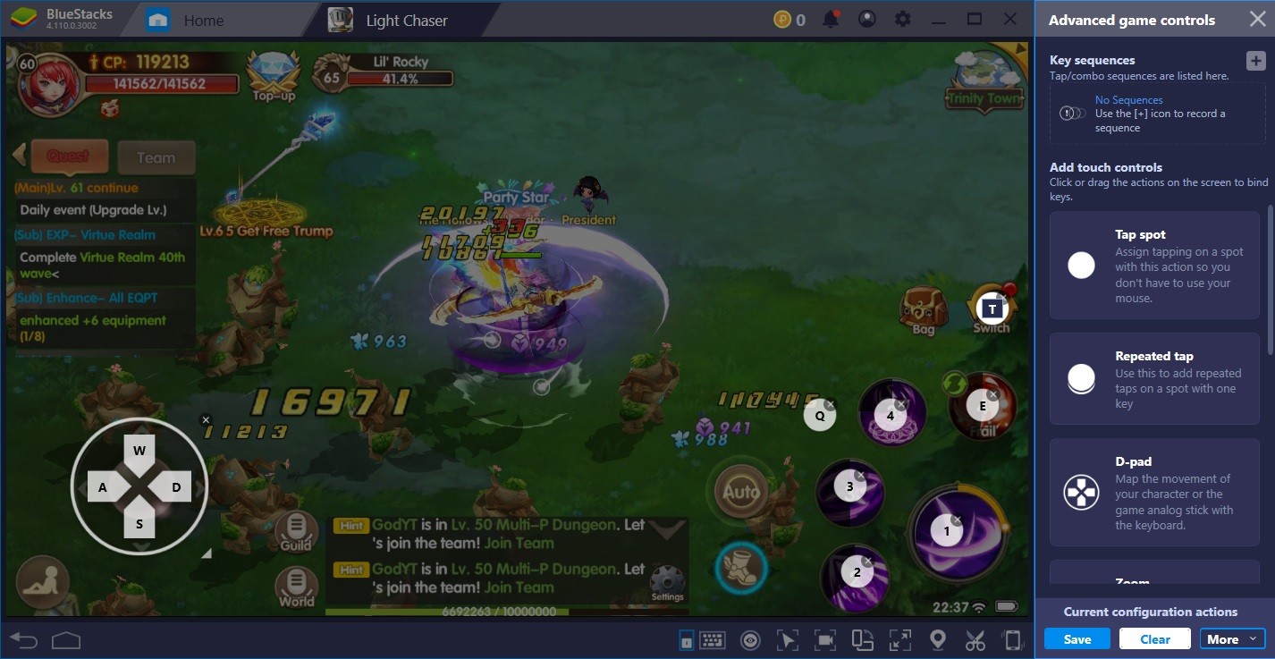 Banish Evil in Light Chaser with BlueStacks