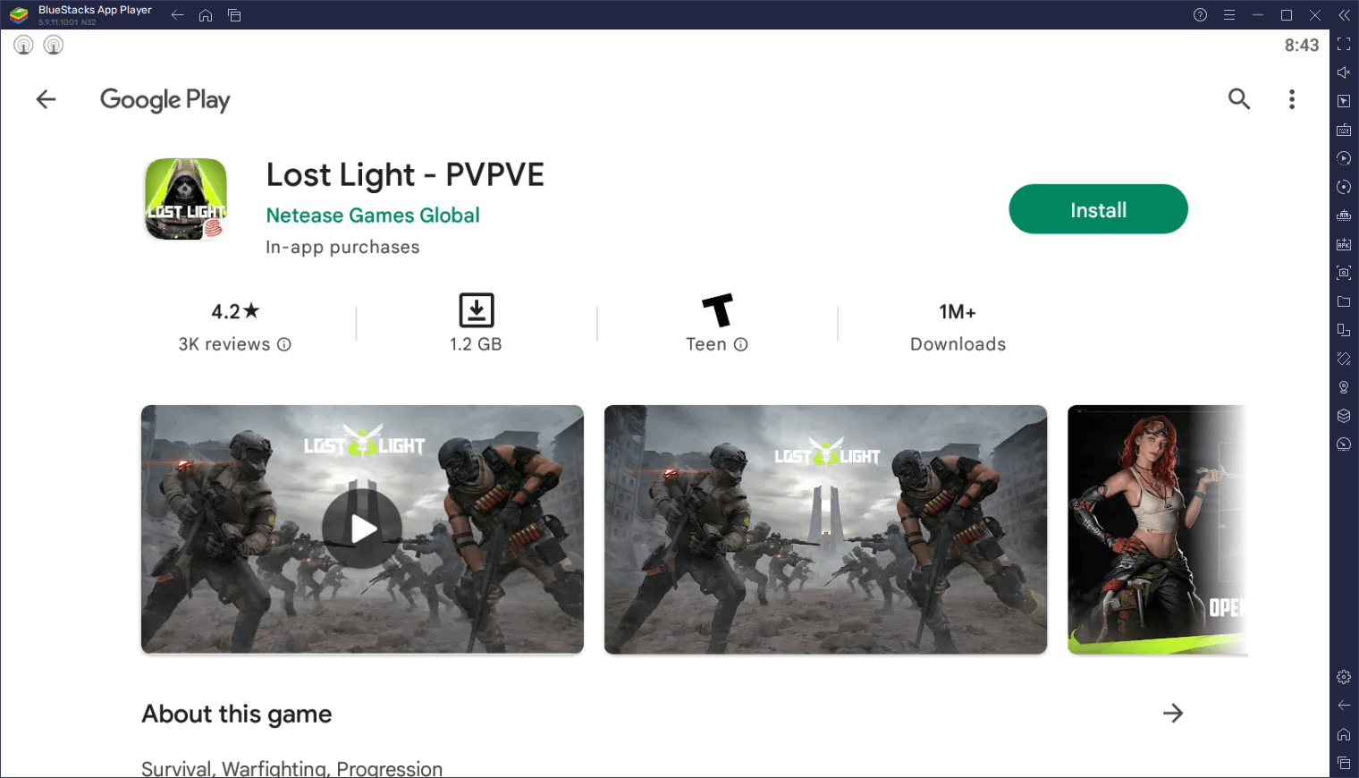 Comment Jouer à Lost Light – PVPVE sur PC avec BlueStacks