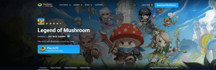 Legend of Mushroom sur PC avec BlueStacks - Le Guide du Débutant pour Atteindre la Victoire