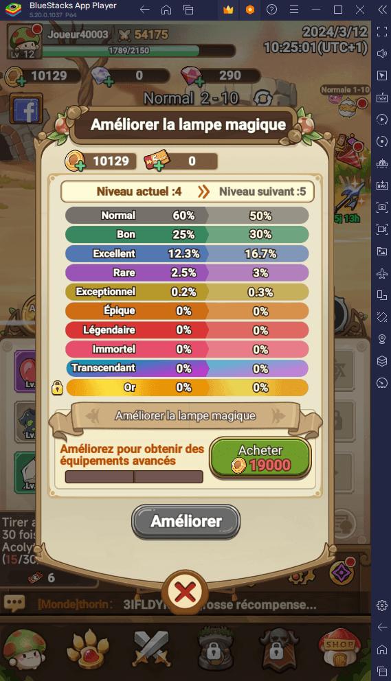 Legend of Mushroom - Le Guide pour Monter de Niveau Plus Vite