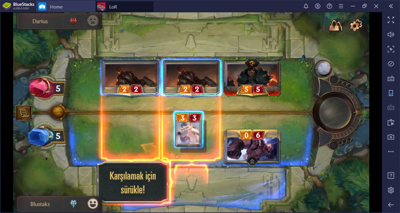 BlueStacks İle Bilgisayarımızda Legends Of Runeterra Oynuyoruz