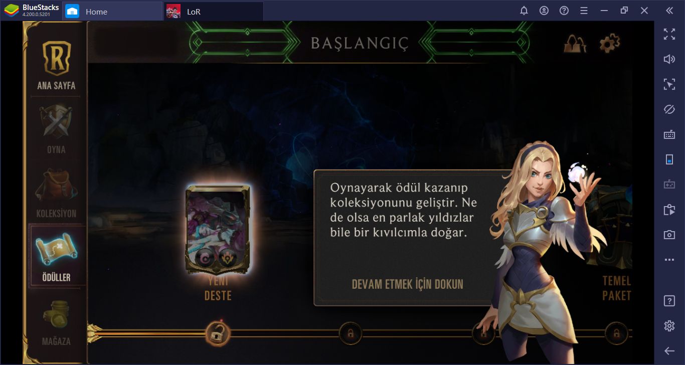 BlueStacks İle Bilgisayarımızda Legends Of Runeterra Oynuyoruz