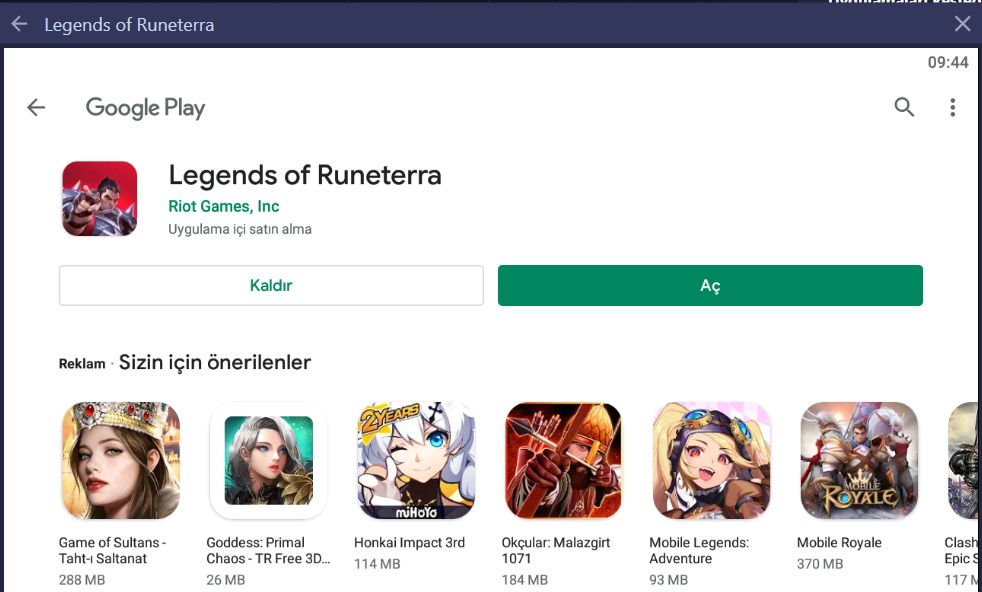 BlueStacks İle Bilgisayarımızda Legends Of Runeterra Oynuyoruz