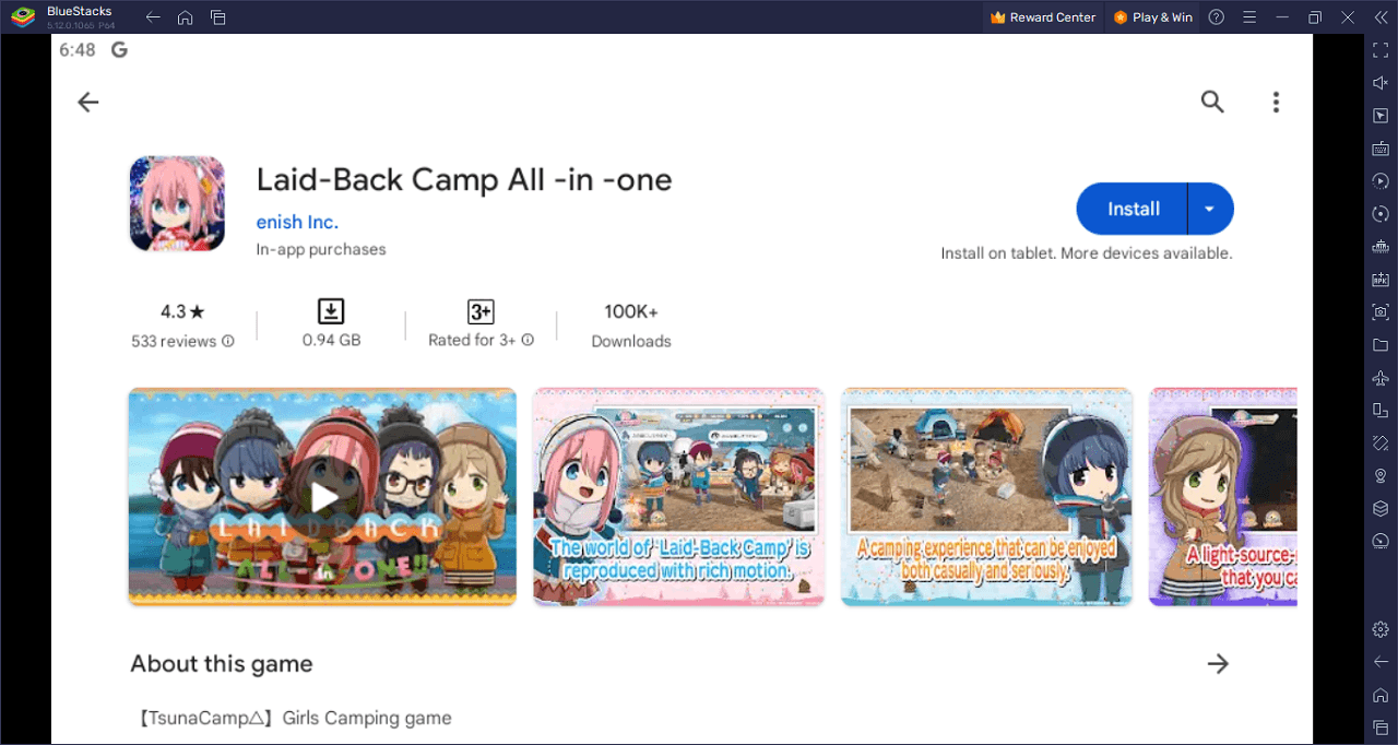 How to Play Laid-Back Camp All -in -one on PC With BlueStacks