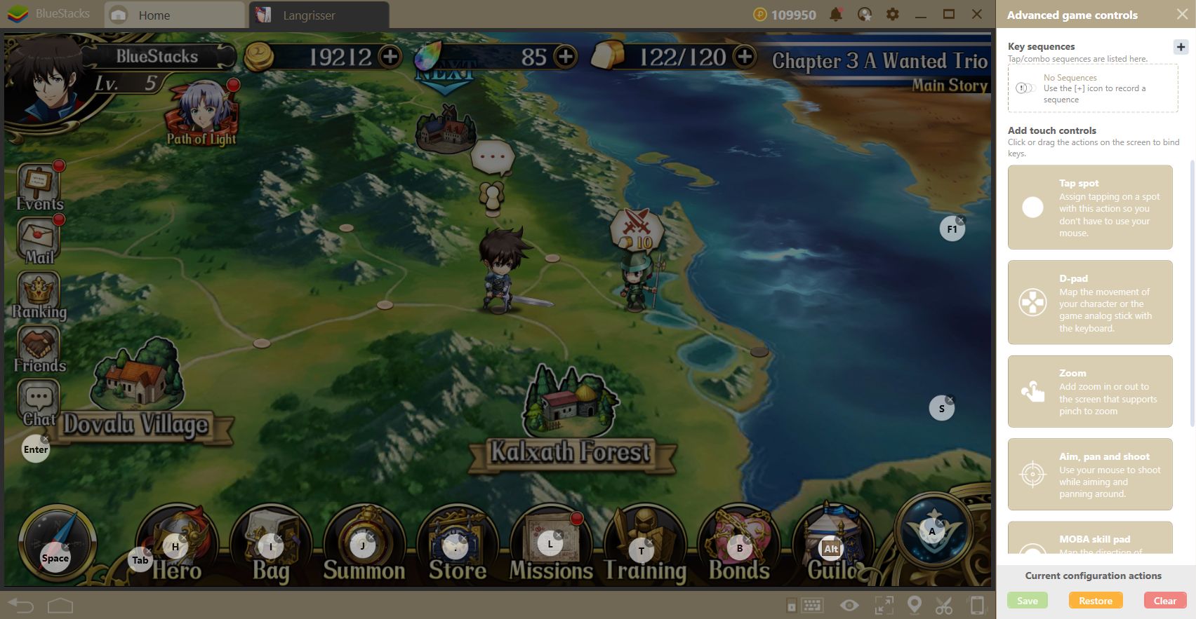 Langrisser on BlueStacks—Simple and Comfortable