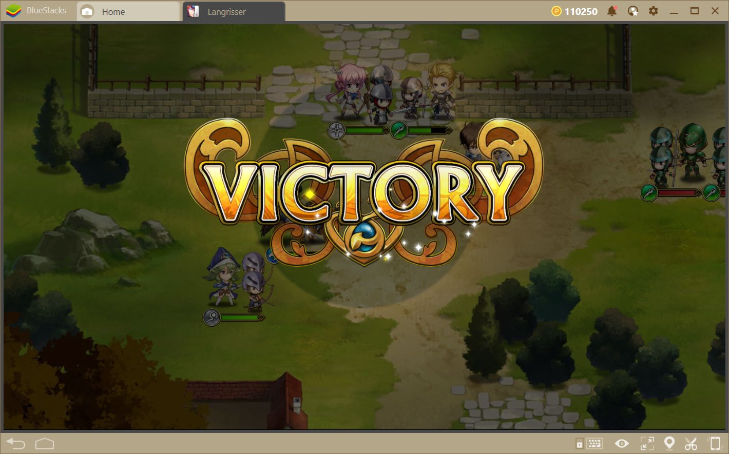 Langrisser on BlueStacks—Simple and Comfortable