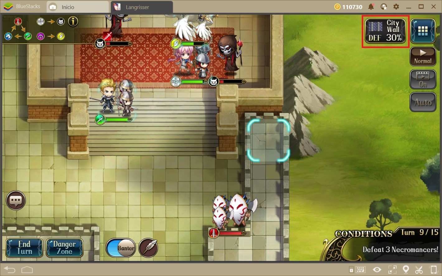 Fundamentos de Combate en Langrisser