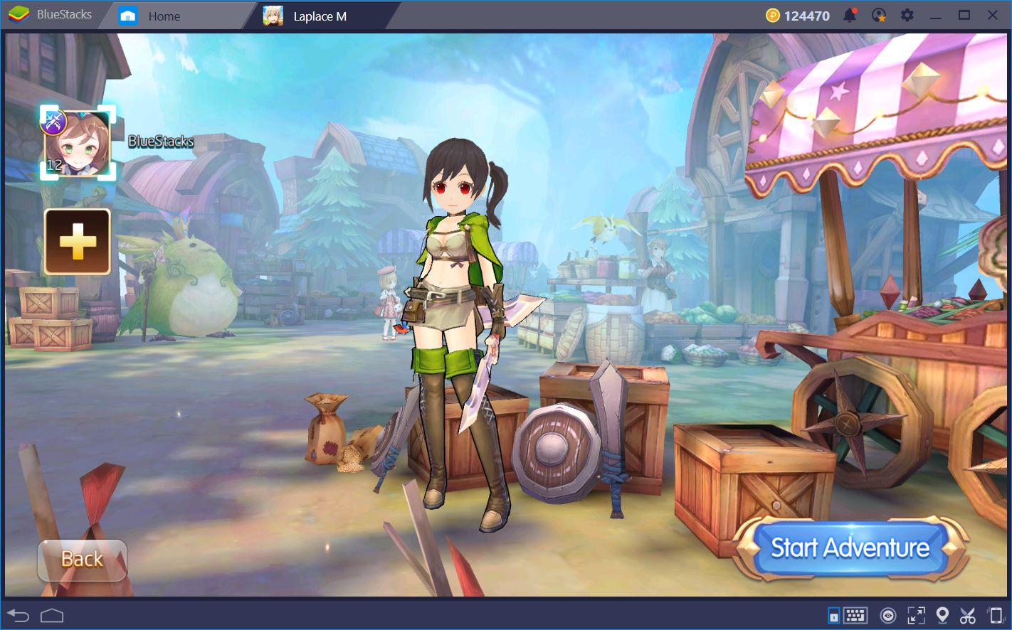 Utilizando o melhor de BlueStacks em Tales of Wind