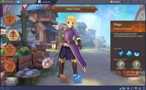 Escolhendo a classe certa em Tales of Wind