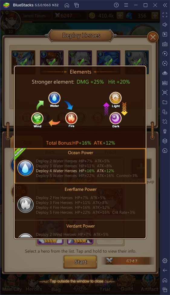 Cоветы и рекомендации для новичков в League of Pantheons BlueStacks