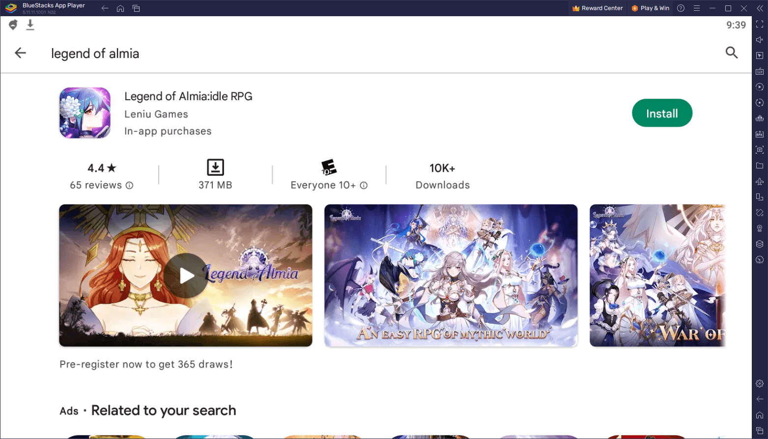How to Play Legend of Almia: Idle RPG on PC with BlueStacks