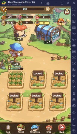 Legend of Mushroom Relics Guide zum Verbessern der Kraftstufe