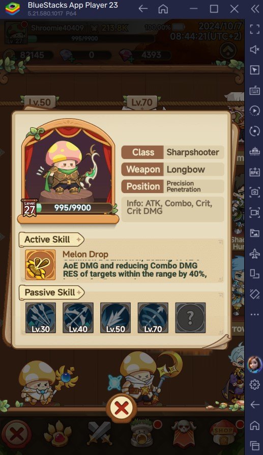 Legend of Mushroom – Guide for the Archer Class