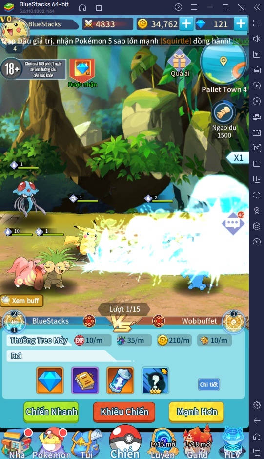 Trải nghiệm game Pokémon Liên Minh Bảo Bối trên PC với BlueStacks