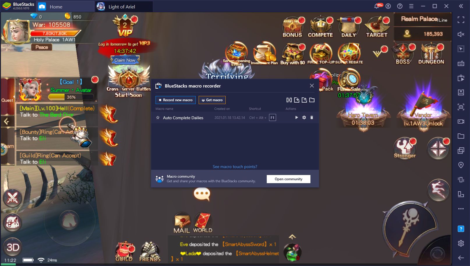Light of Ariel on PC - How to Use BlueStacks Tools to Win in this Mobile MMORPG