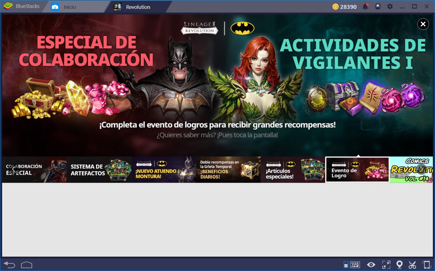 El Nuevo Evento de DC Comics en Lineage 2 Revolution