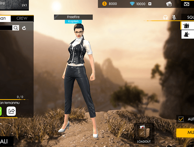 Bermain Garena  Free  Fire  di PC