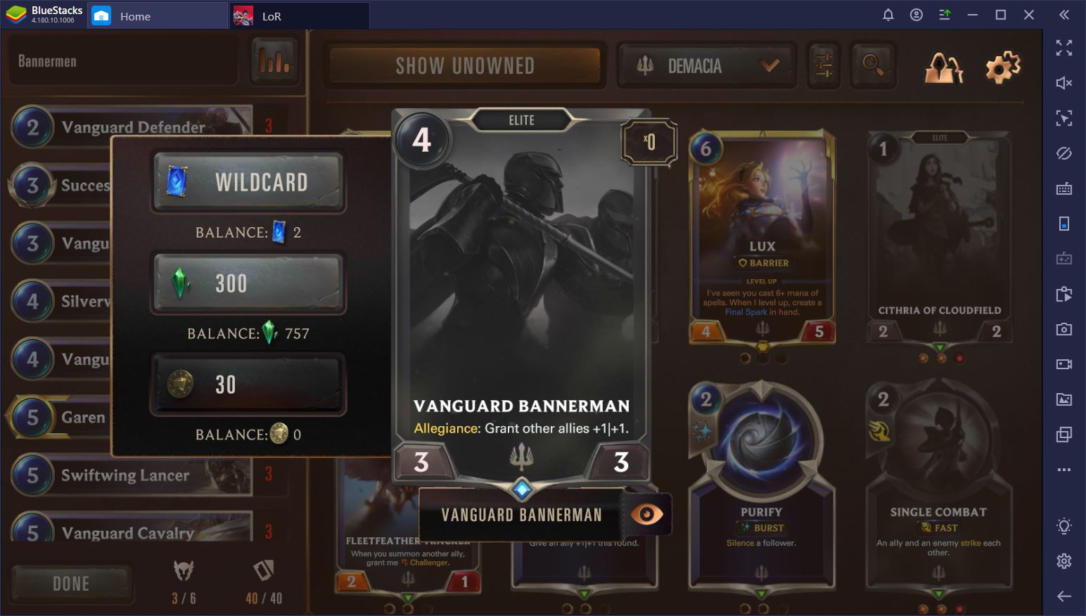 Legends of Runeterra on PC - How to Win New Cards and Expand Your Decks
