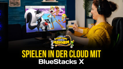 So spielst du Looney Tunes World of Mayhem in der Cloud mit BlueStacks X
