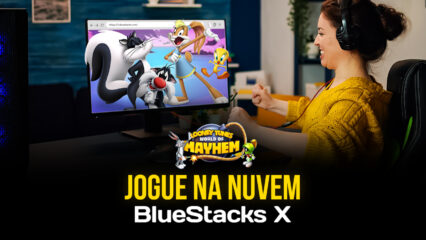 Como jogar Looney Tunes World of Mayhem na nuvem com BlueStacks X