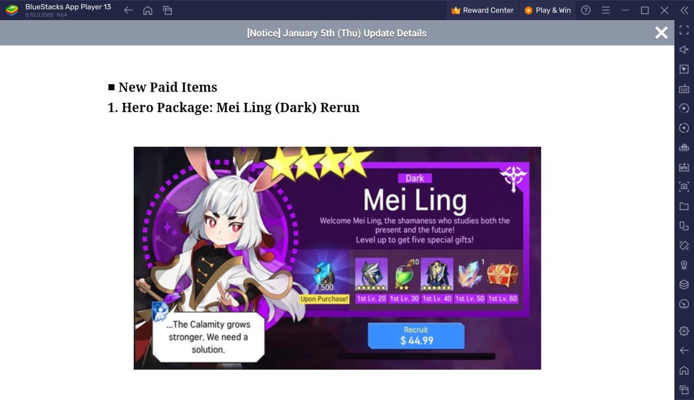 Lord of Heroes – Dark Mei Ling Re-Run, Mystic Beast Hunt Mayhem, and New 2023 Avillon Events