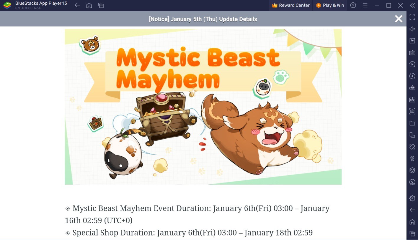 Lord of Heroes – Dark Mei Ling Re-Run, Mystic Beast Hunt Mayhem, and New 2023 Avillon Events