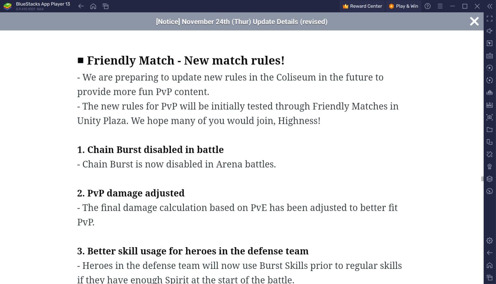 Lord of Heroes – New Hero Light Laphlaes, Calamity Cradles, and Friendly Match Mode Improvements