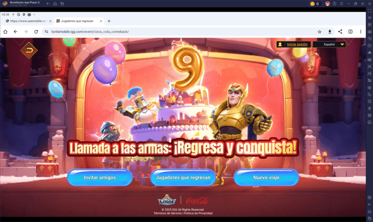 Actualización del noveno aniversario de Lords Mobile nuevos eventos, aspectos y más