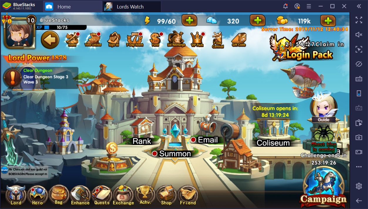 How to Win at Lords Watch: Tower Defense RPG on PC With BlueStacks