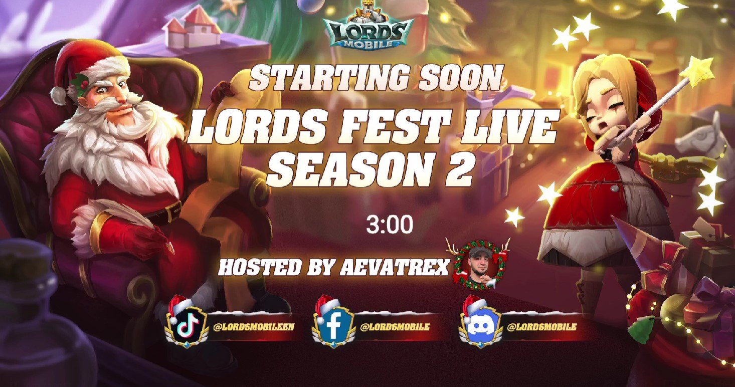 Lords Mobile Fest Season 2 – Watch it Live for Juicy Rewards