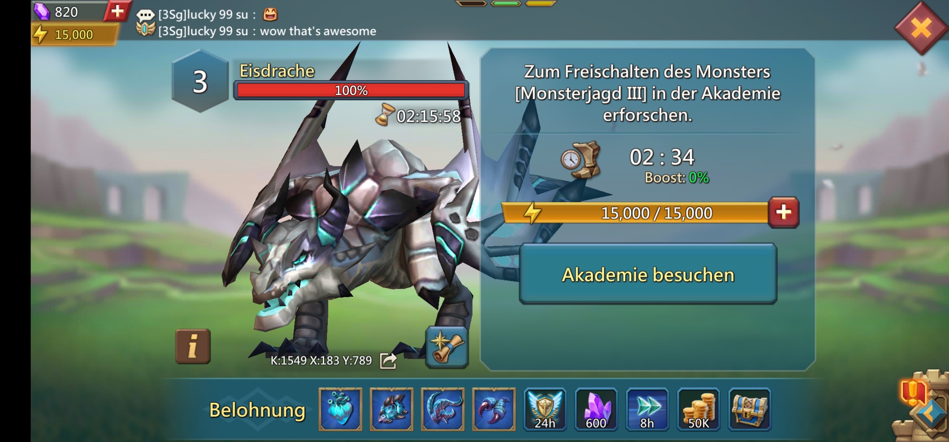 Lords Mobile: Was ist Monsterjagd und welche Rückgaben gibt es?