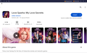 How to Play Love Sparks: Dating Sim on PC With BlueStacks
