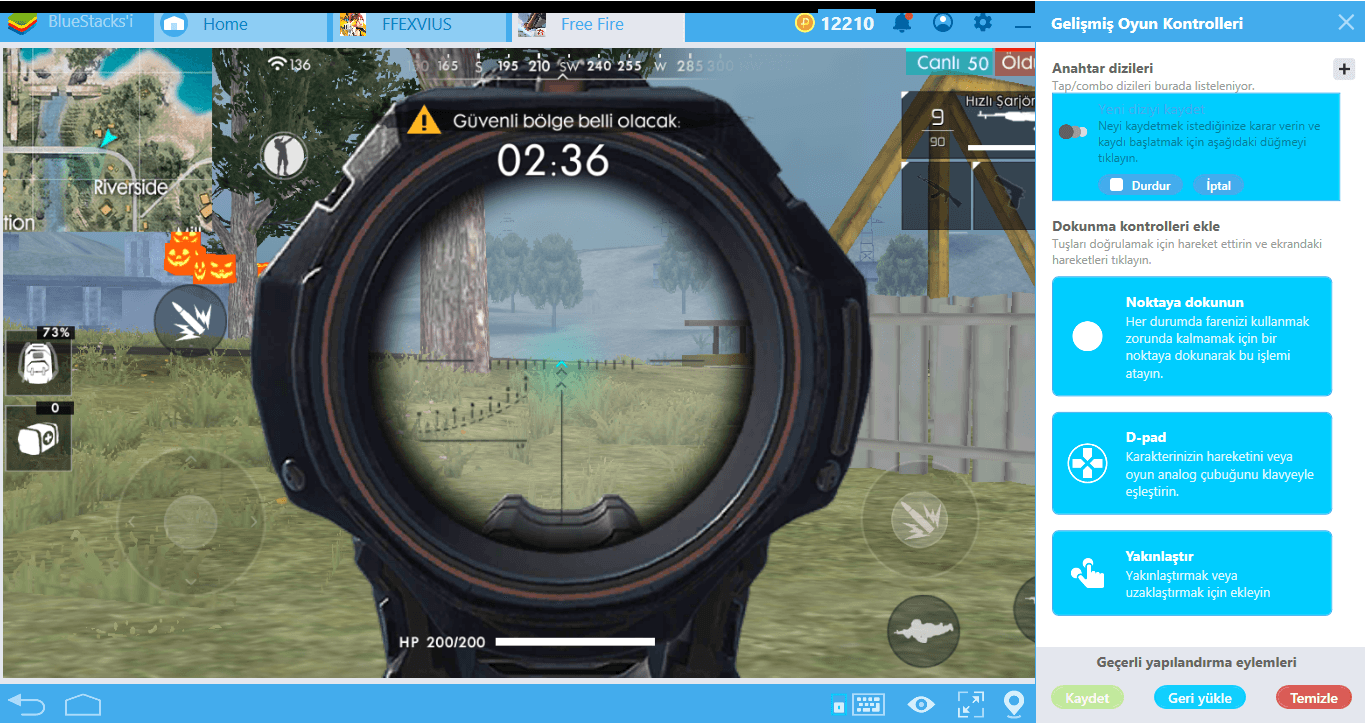 Oyun Kayıt Tuşu İle Free Fire Adalarını Fethedin