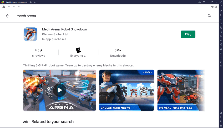 Как установить и играть в Mech Arena: Robot Showdown на ПК с помощью BlueStacks?